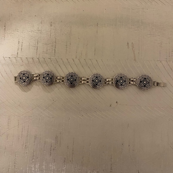 Lia Sophia Silver Etched Bracelet - Picture 3 of 5